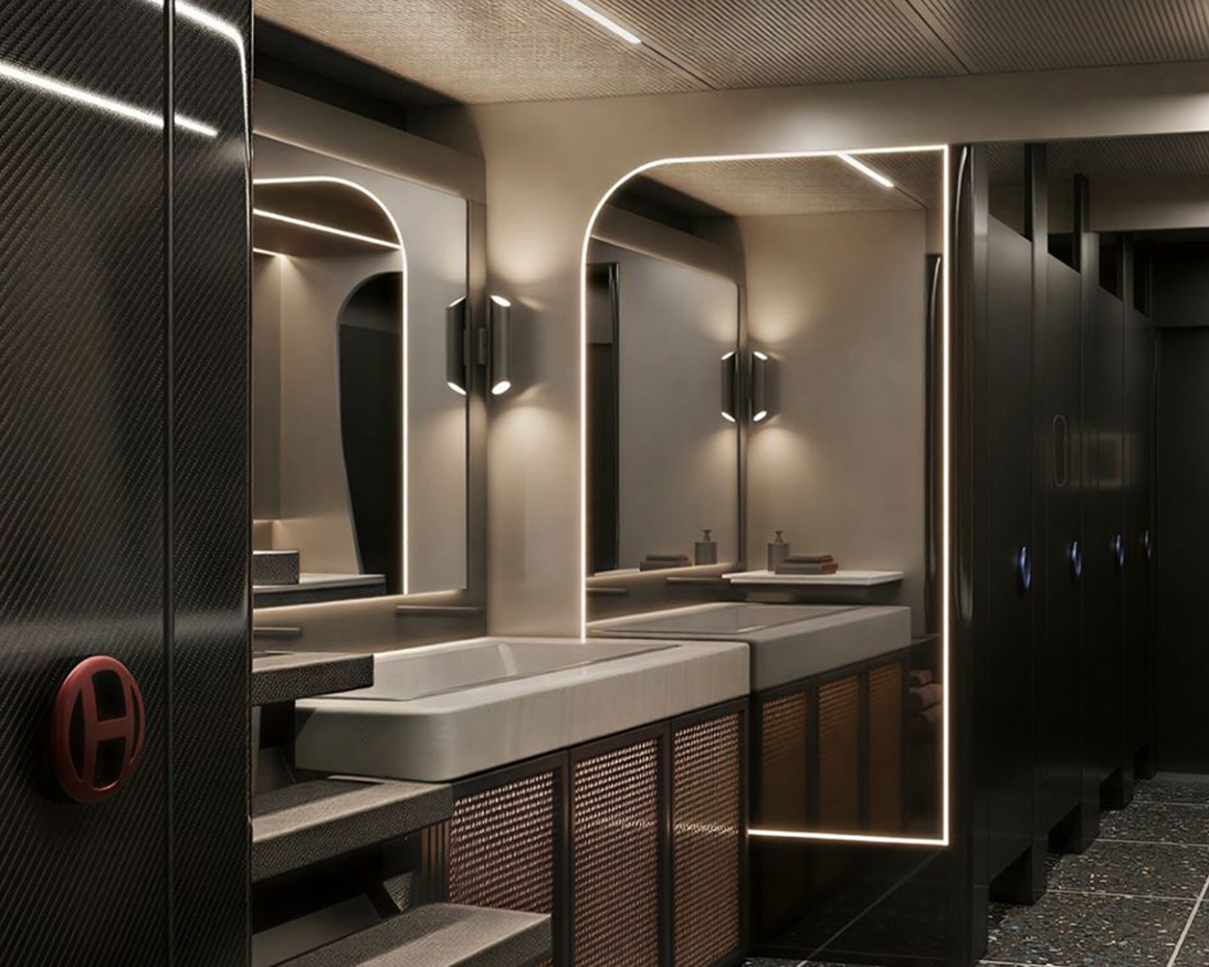 bathrooms